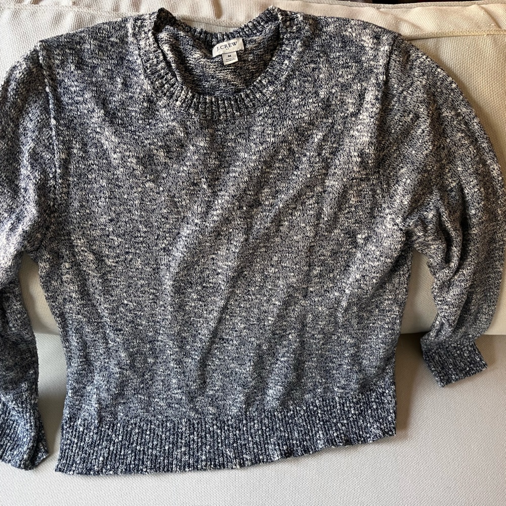 Navy and cream summer sweater